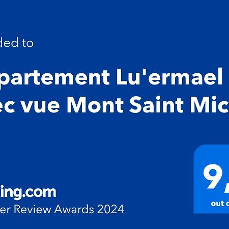 Appartement Lu'Ermael Avec Vue Mont Saint Michel Courtils Dış mekan fotoğraf